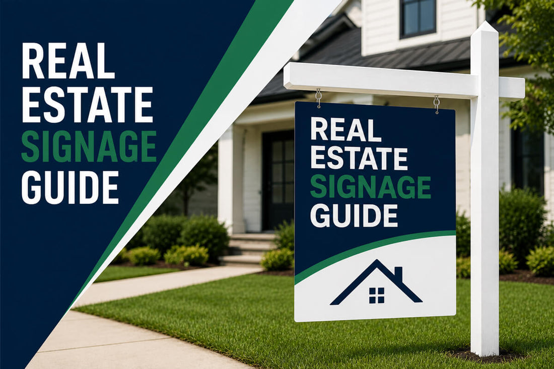 Real estate signage guide: sizes, riders, and what actually gets you a check from the HOA