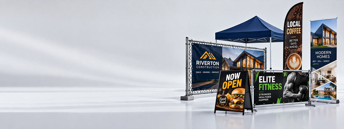 Custom printed banner