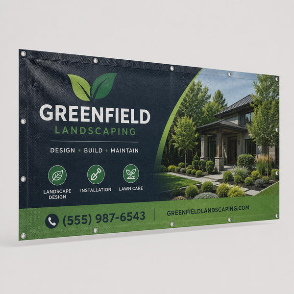 Custom Mesh Banner | Wind-Resistant Outdoor Banner Printing