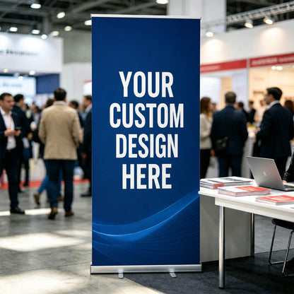 Custom Retractable Banner 33.5” x 80” – Graduation, Events & Business Roll Up Banner (Personalized Design)