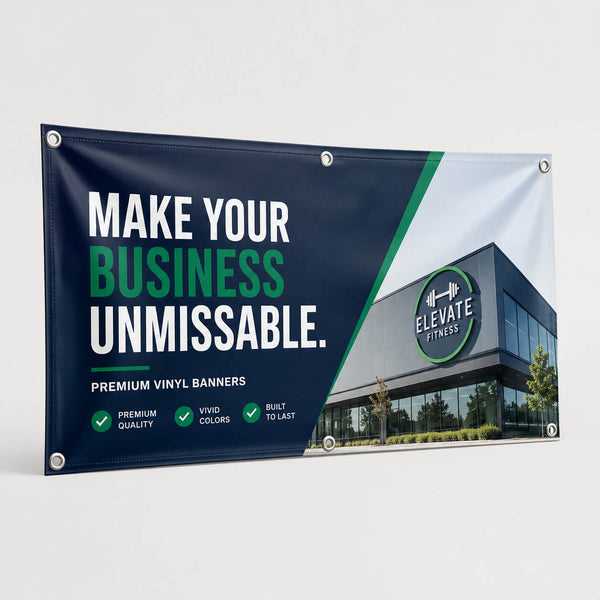 Custom Vinyl Banner | Free Overnight Shipping