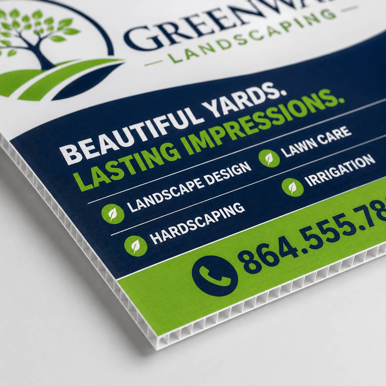 24" x 18" Yard Signs Starter Pack – Coroplast Signs + FREE H-Stakes | Next Day Production